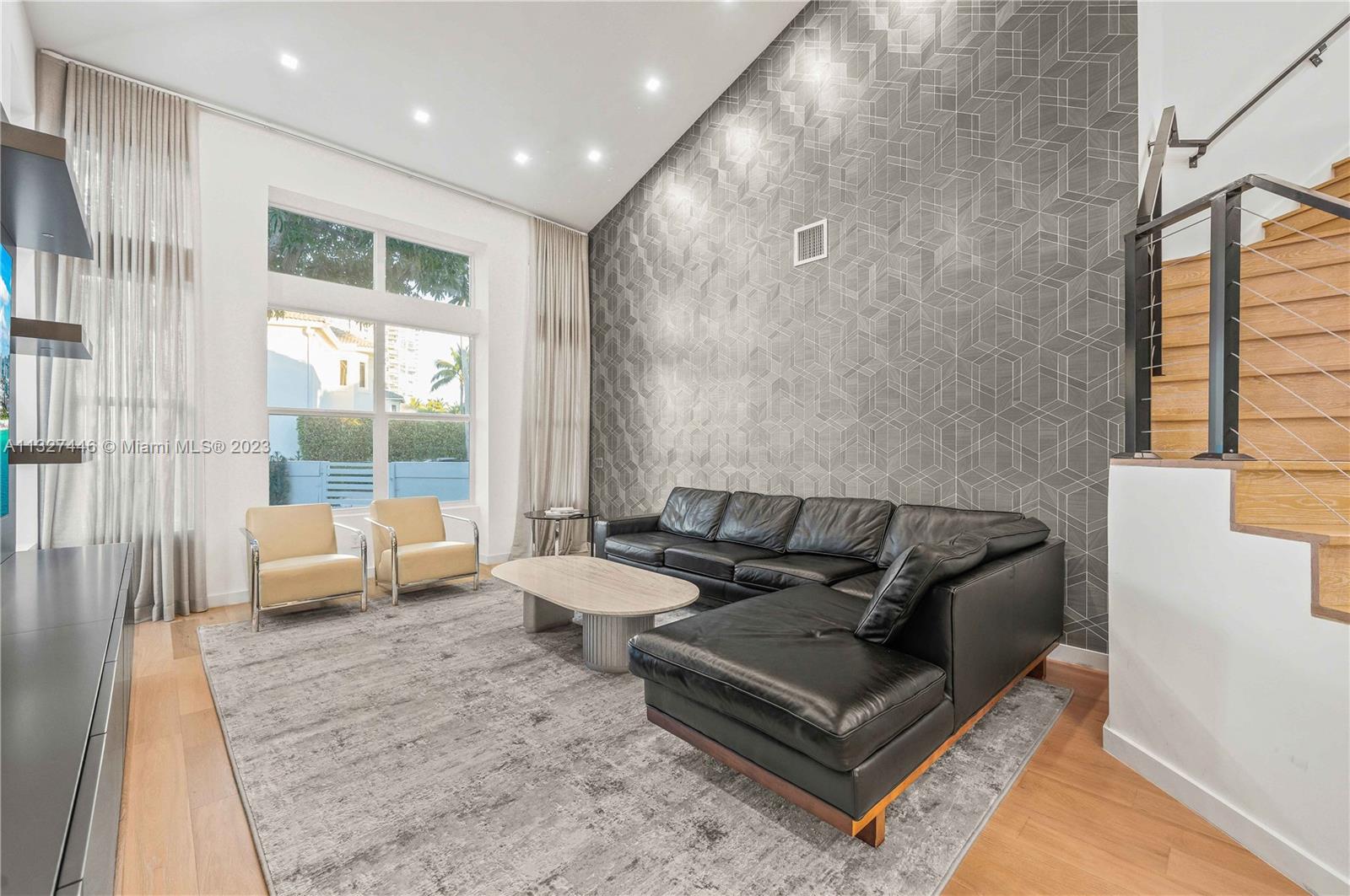 Cusom staircase & built-ins