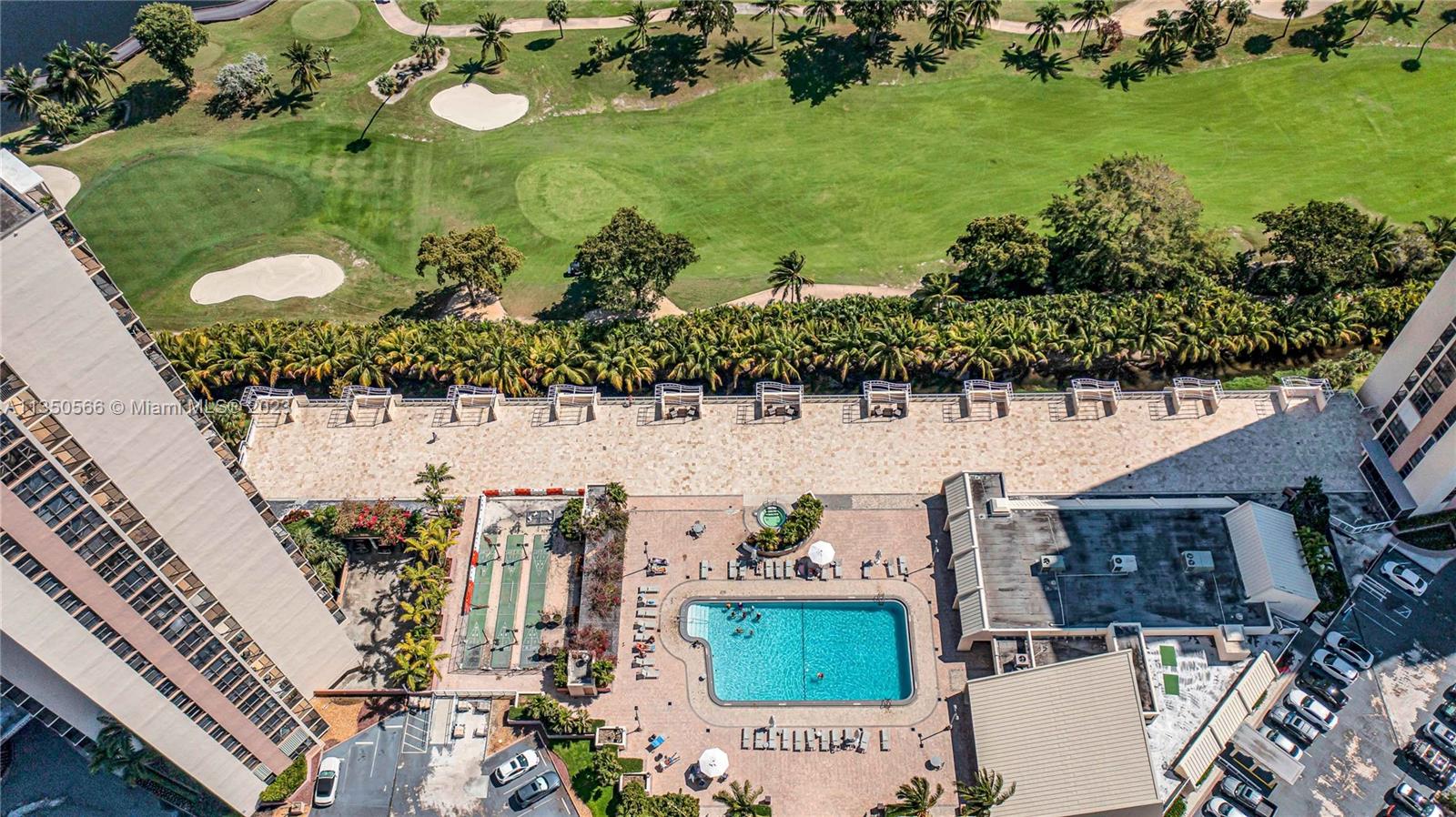 Arial of the pool for Coronado