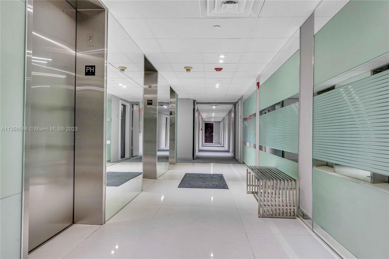 Newly renovated hallways