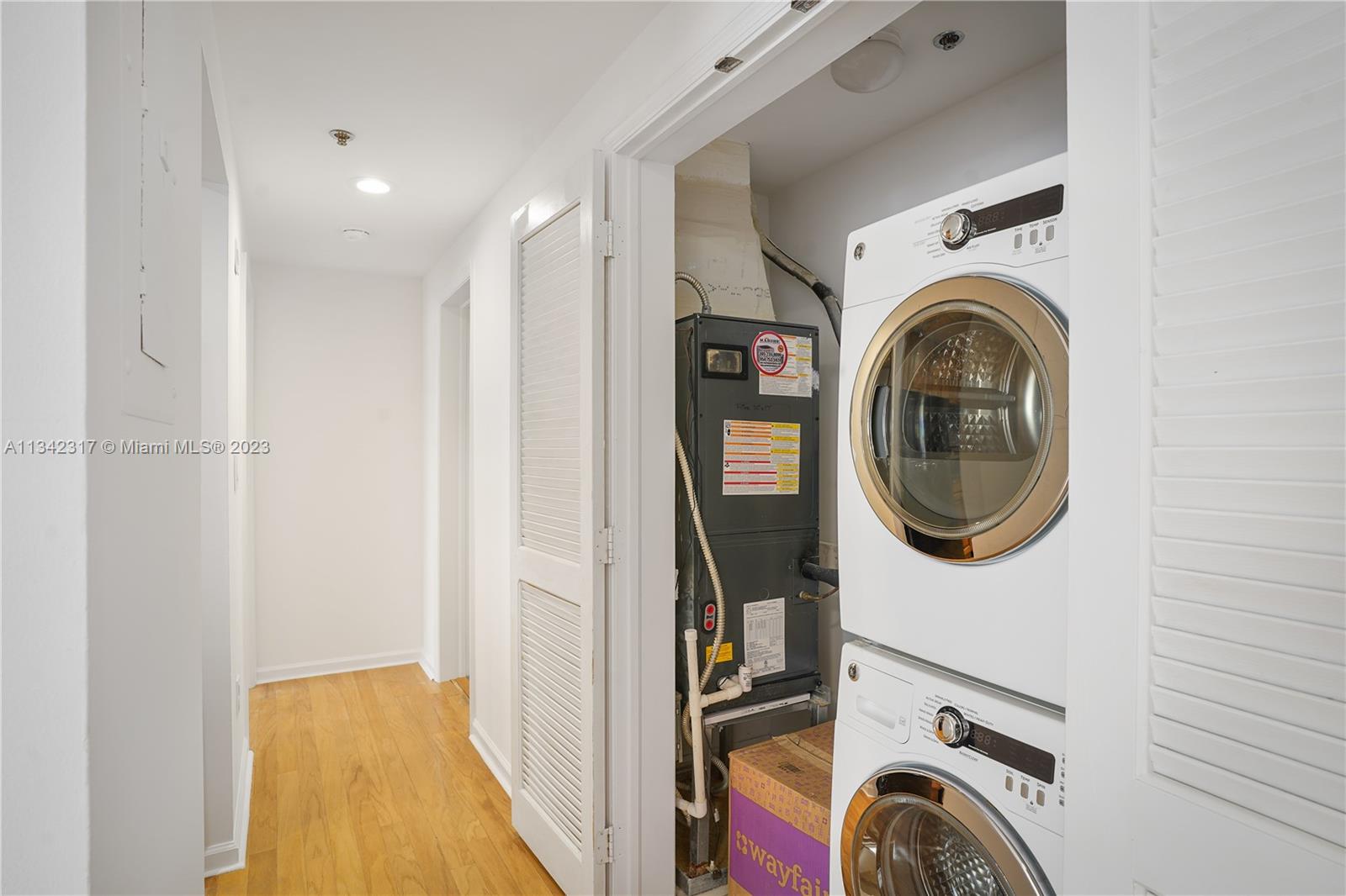 Inside unit.