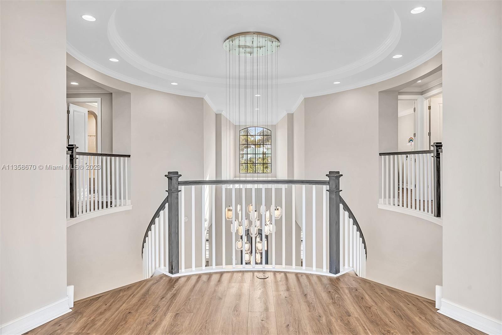 view from upstairs terrace into second floor