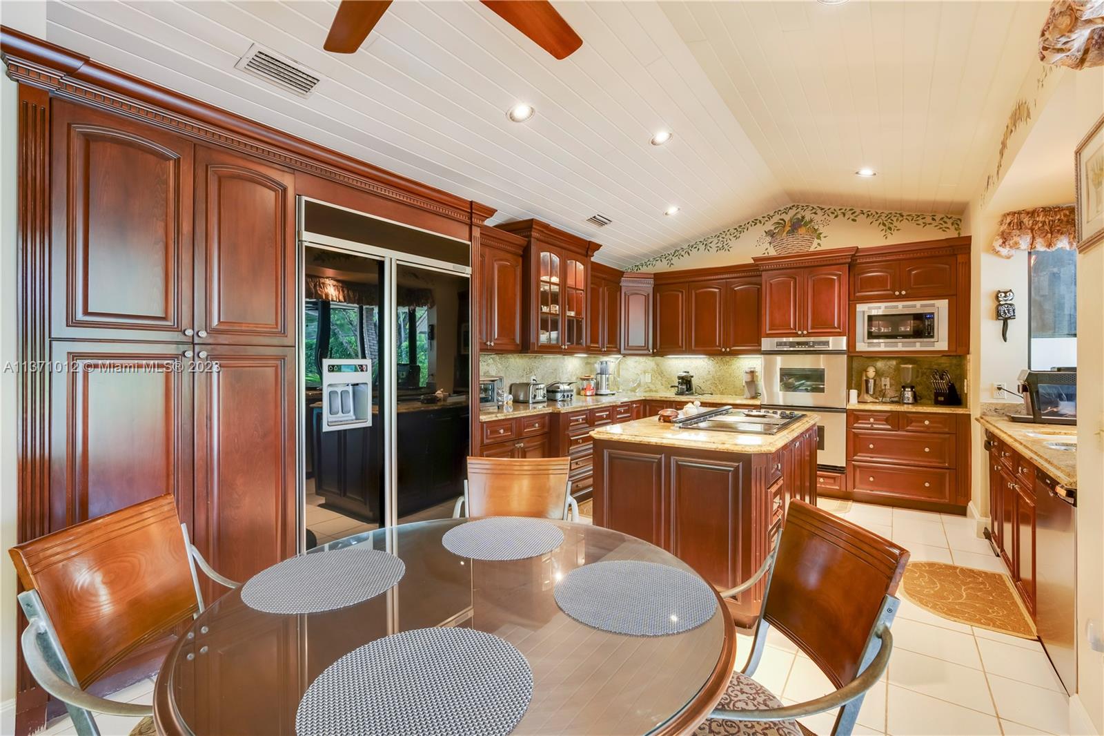 Large kitchen with a large island