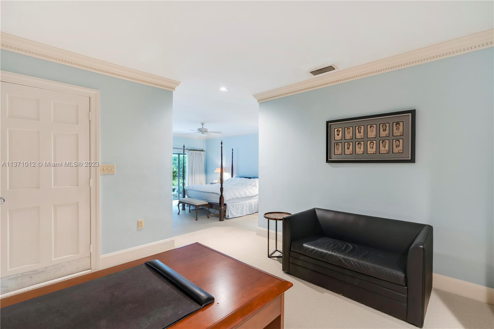 Sitting area in master bedroom !