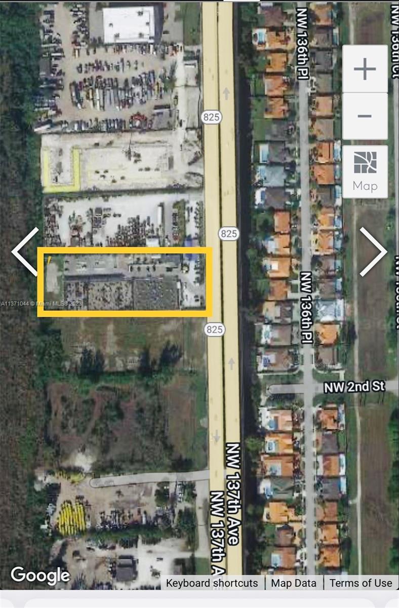 Aerial View West side NW 137 Ave North of 8 Street
