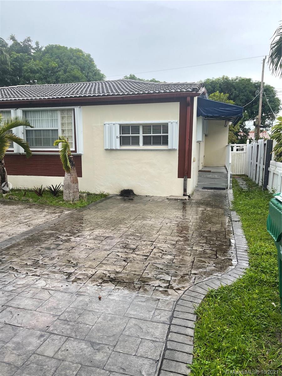 right side of the house