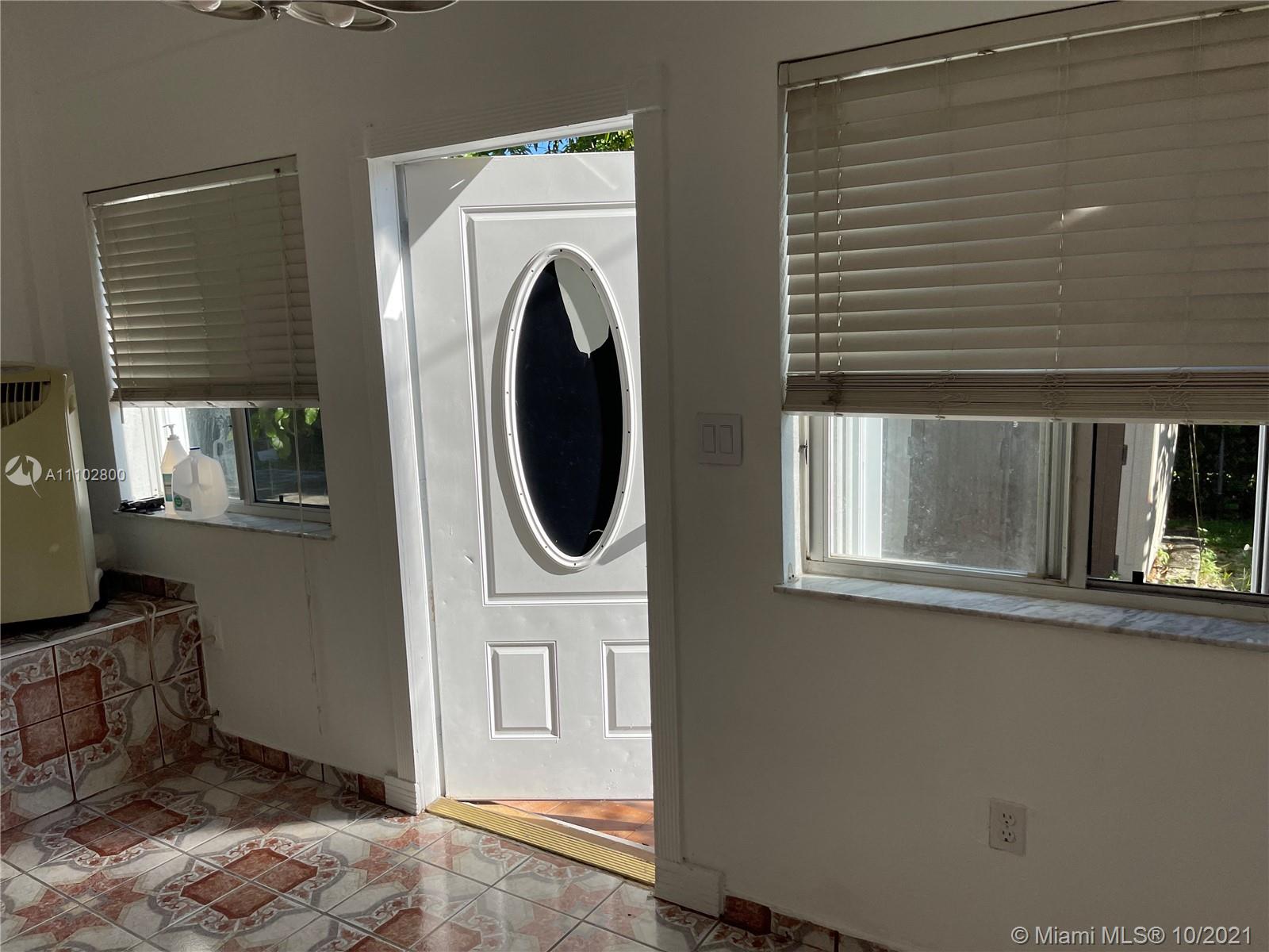 access to the backyard.