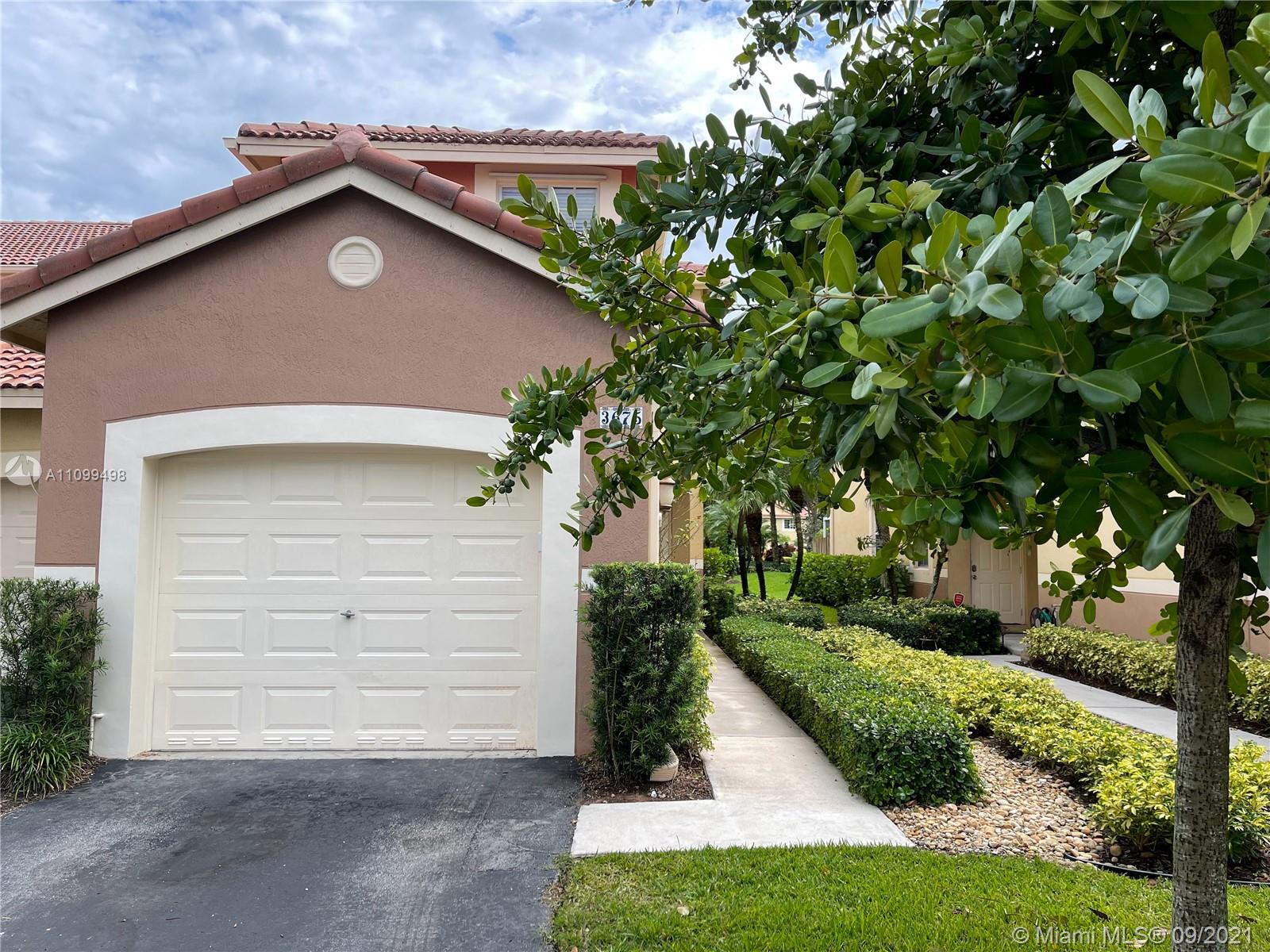 Front of home garage door