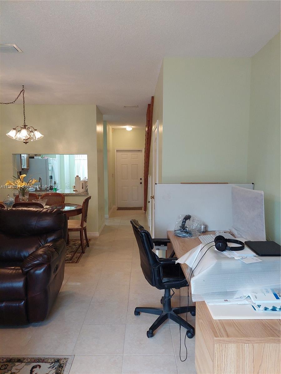 OFFICE PART IN LIVING ROOM