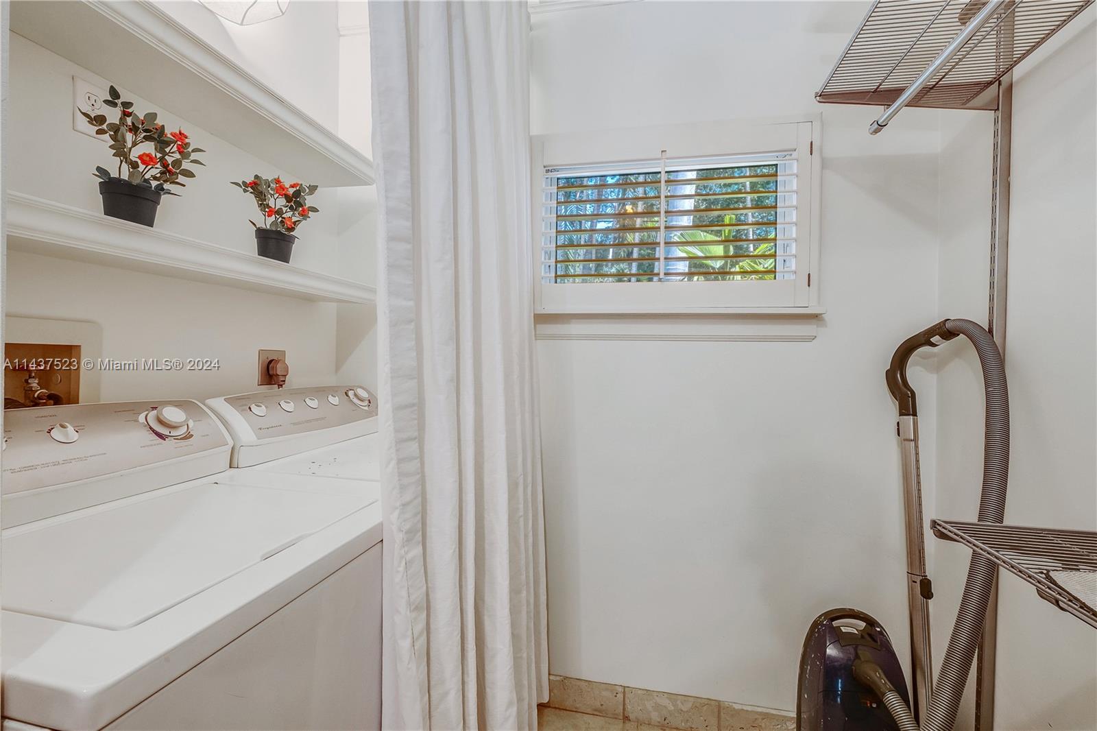 Laundry Area & 2nd bedroom closet.
