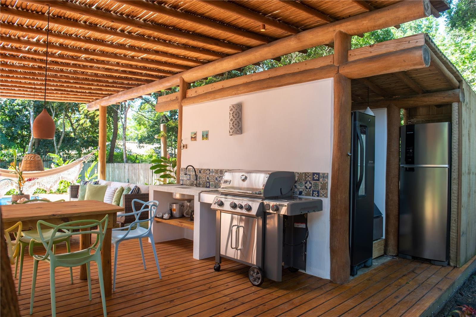 Weber Grill, Beer Fridge, Ice Maker
