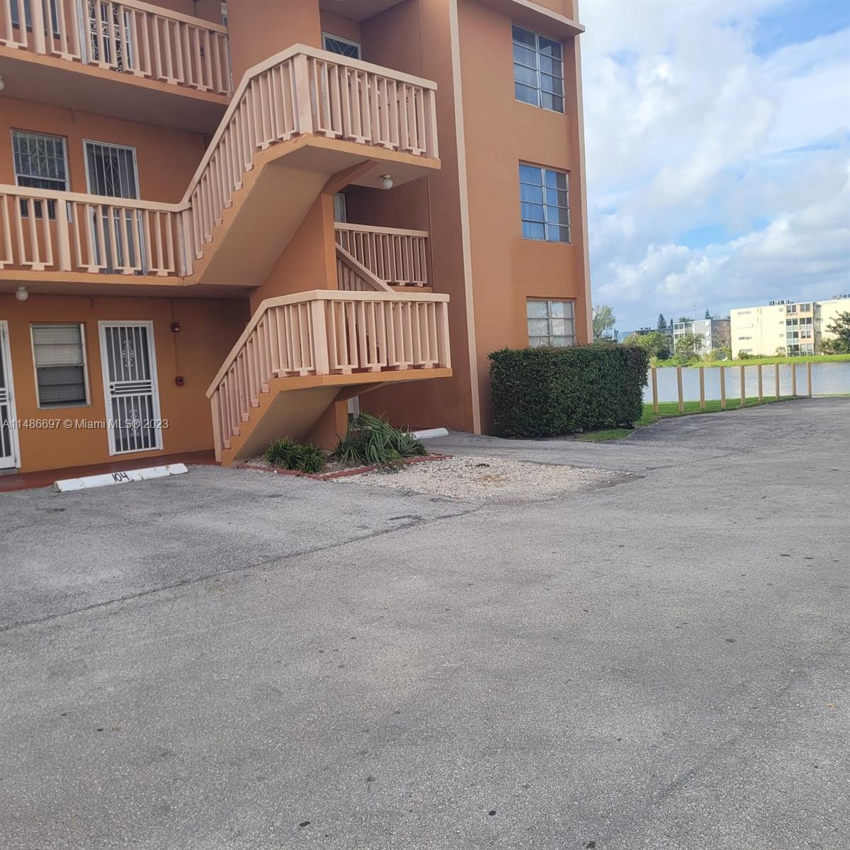 Front of Structure