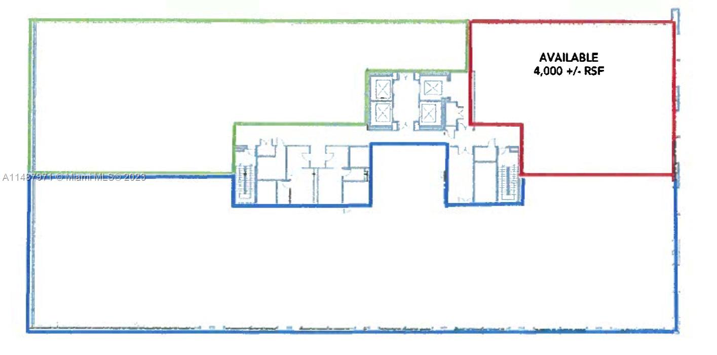 Miami's Converge Health Tech Office unit 502 Floor Plan: 1951 NW 7th Ave