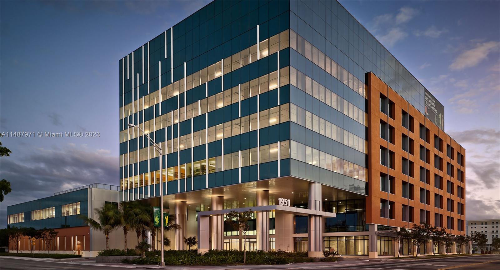Miami's Converge Health Tech Office Building at 1951 NW 7th Ave hosts evening events