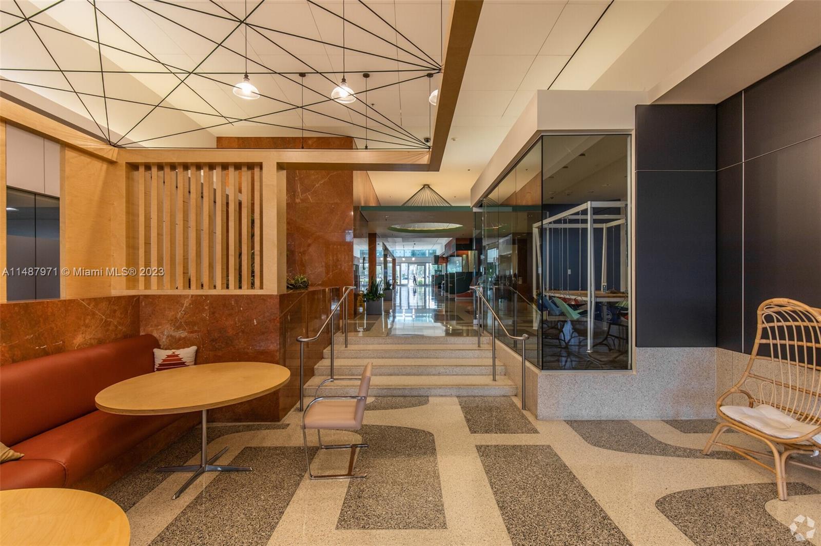Miami's Converge Health Tech Office Building Lobby and conference rooms at 1951 NW 7th Ave