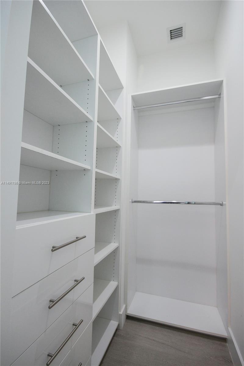 Third bedroom walk-in closet.