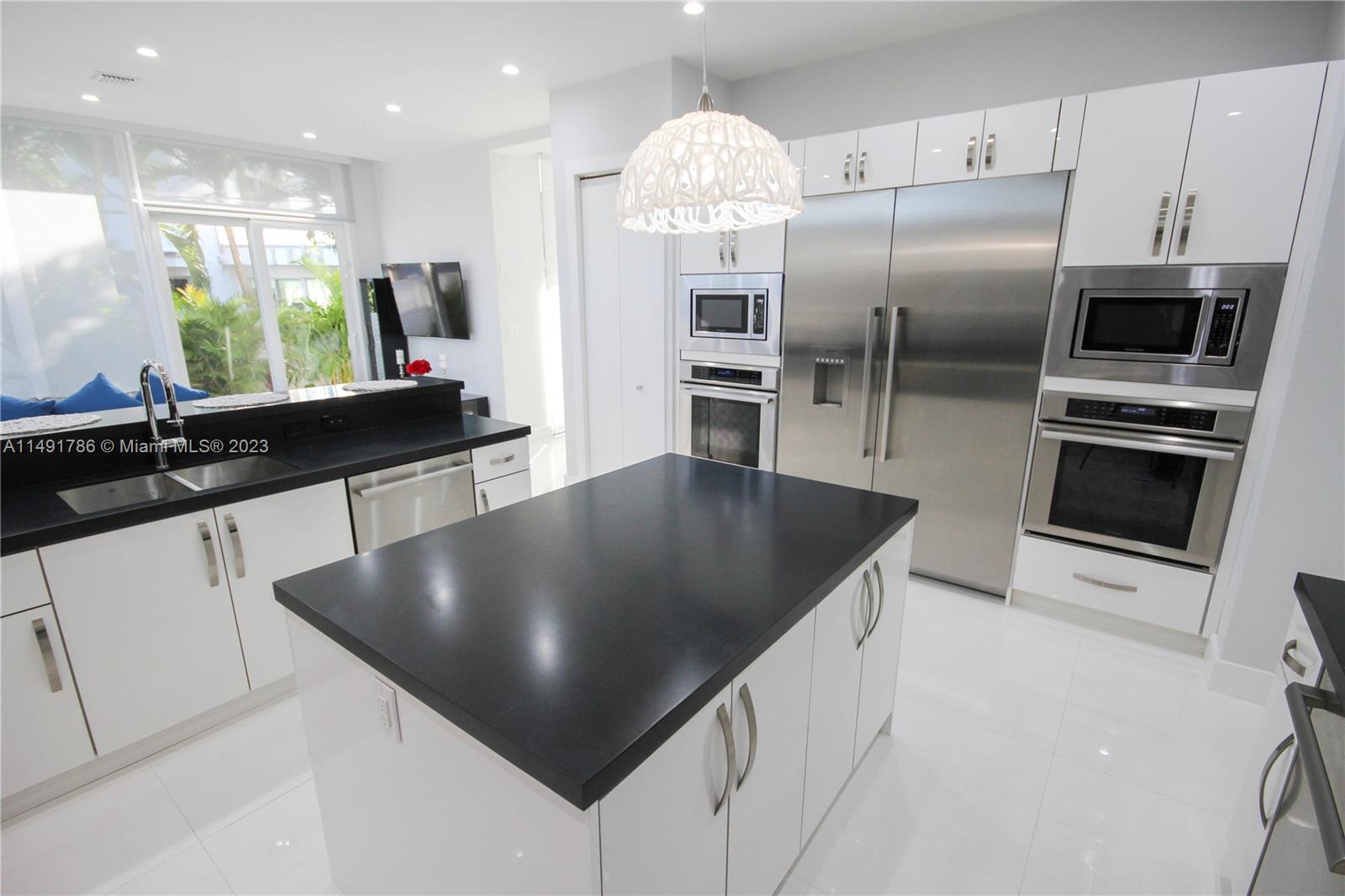 Custom built cabinetry.