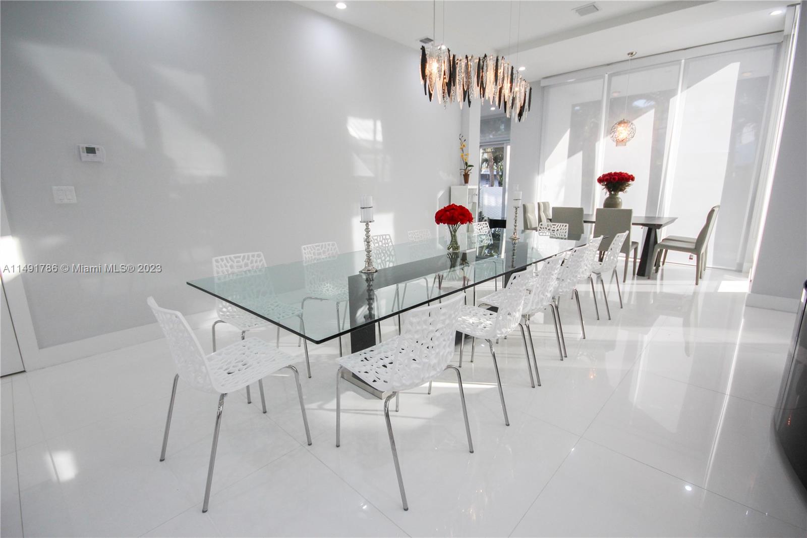 Spacious formal dining room.