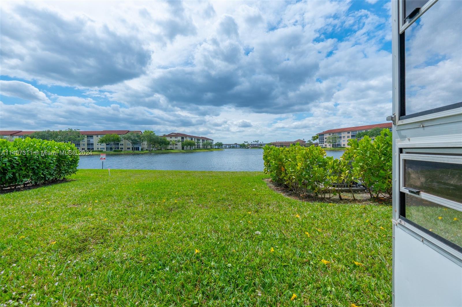 Screen Door Access to Garden & Lake
