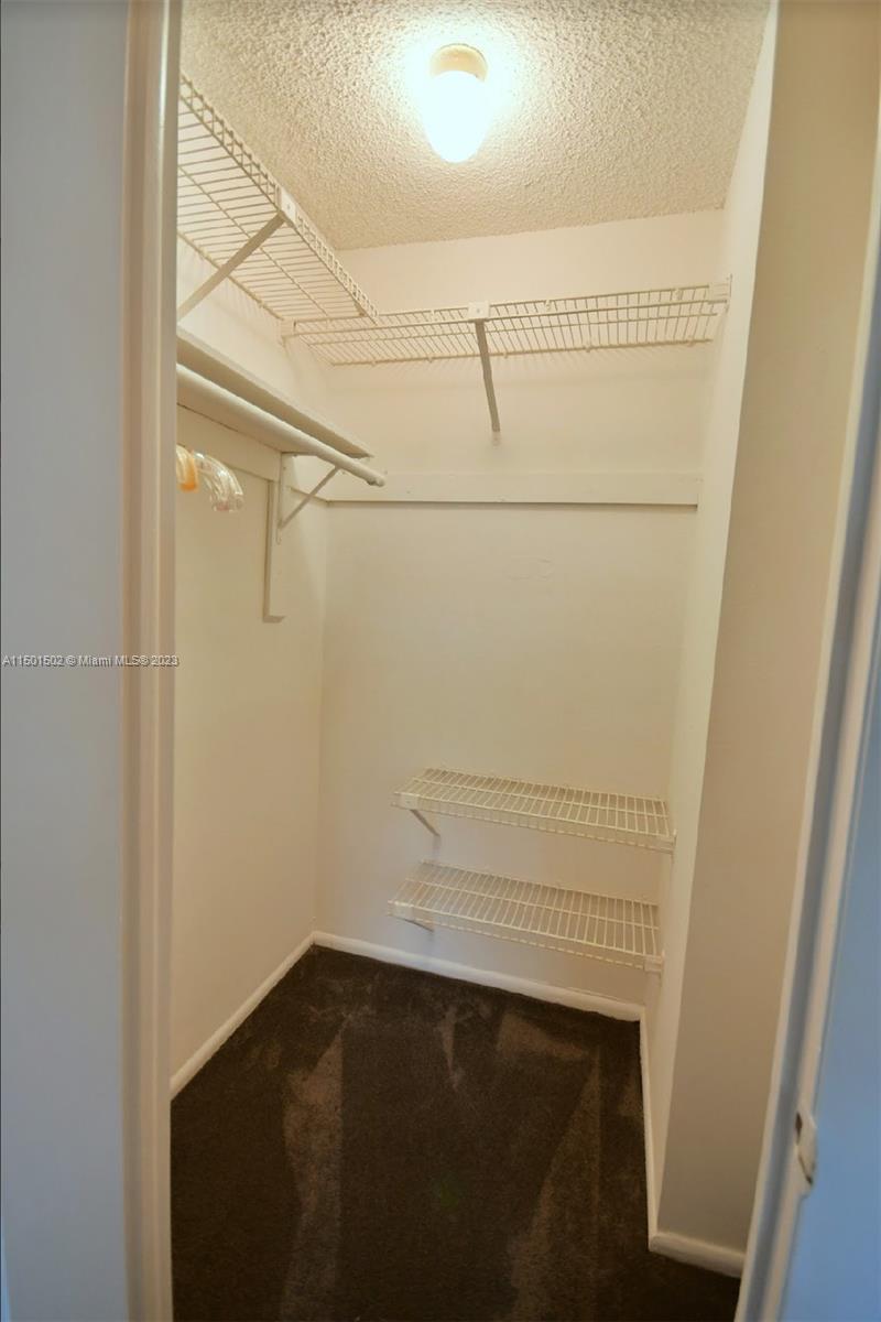 walk-in closet from secondary closet