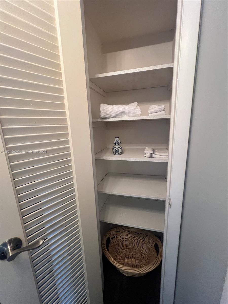 Closet space a plenty in this condo!