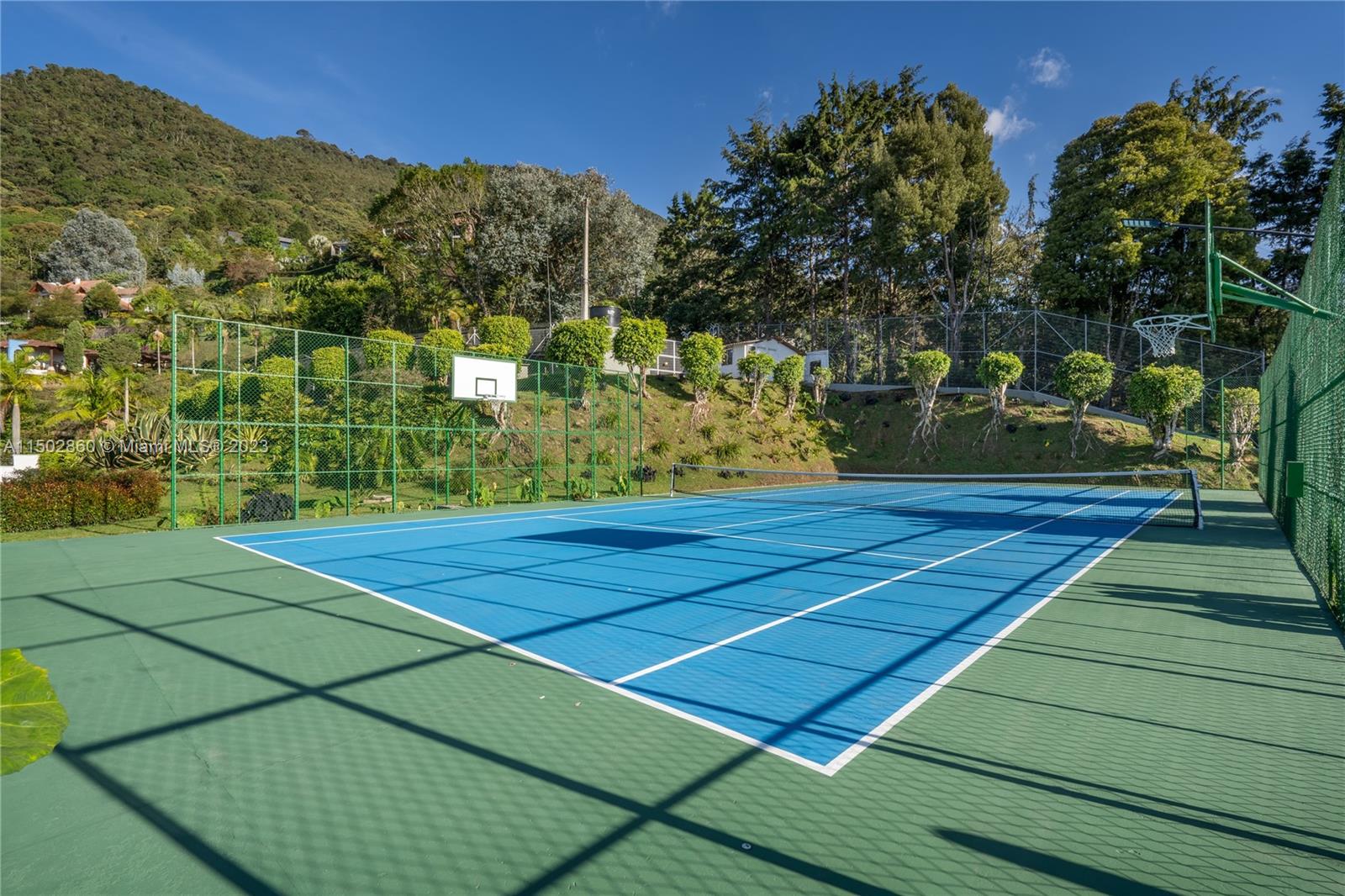 Tennis court.