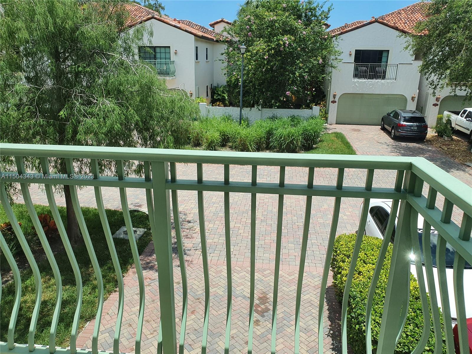 View from the main bedroom balcony.