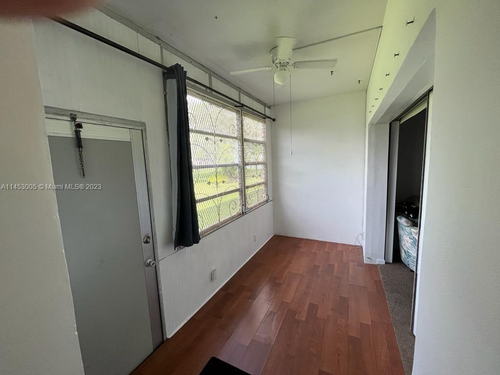 Florida room adjacent to master bedroom.