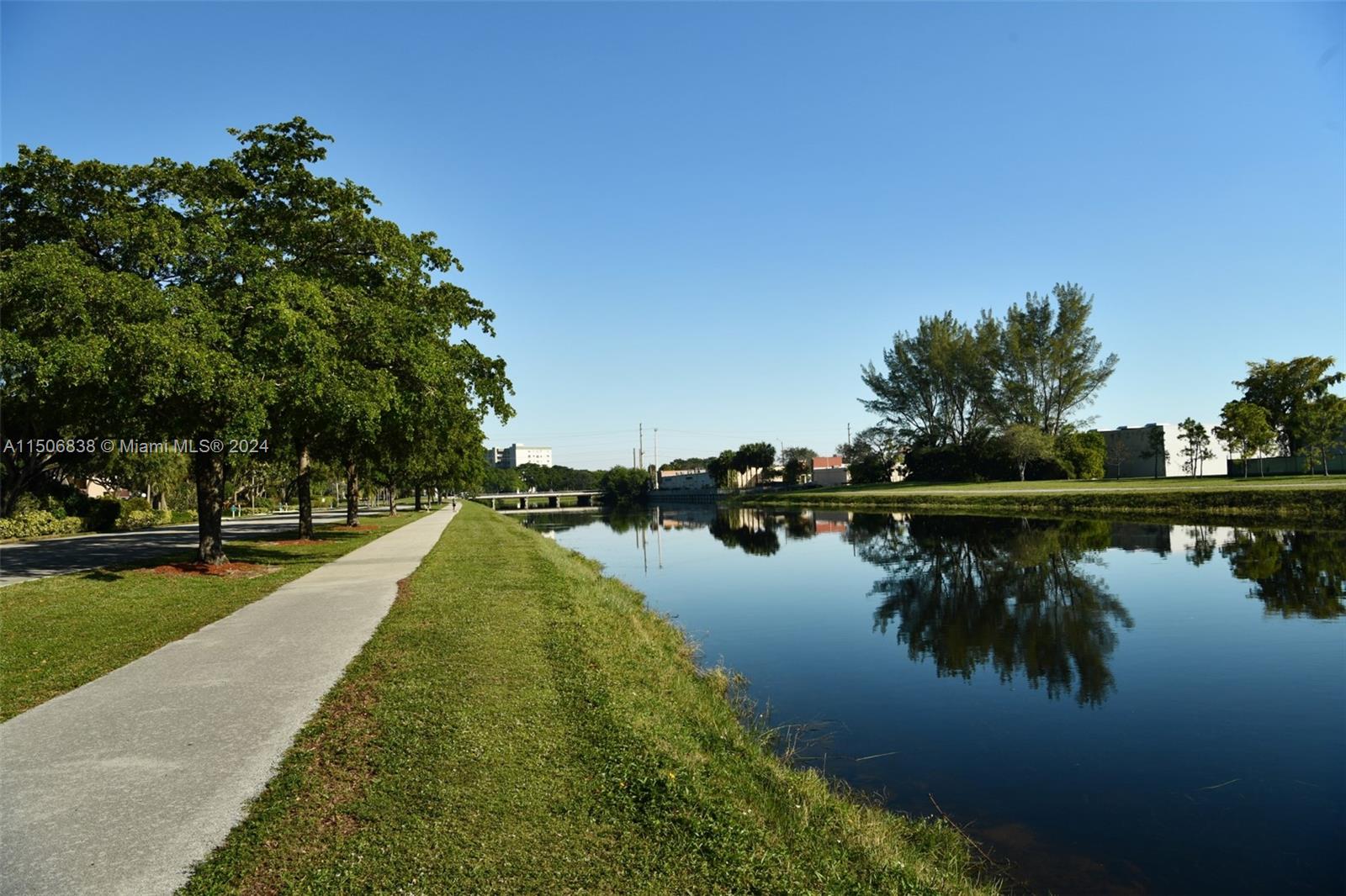 Cypress Creek with walking path