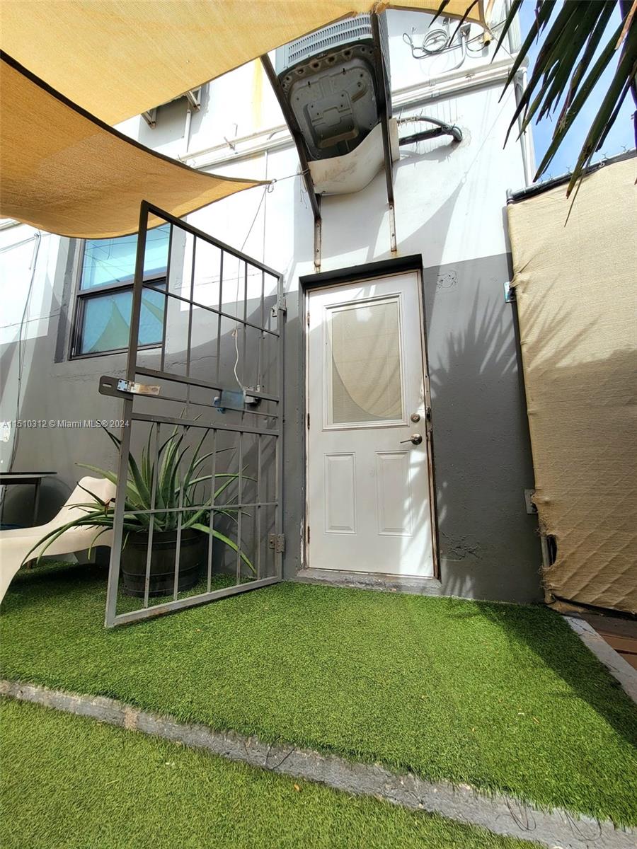 back patio access.