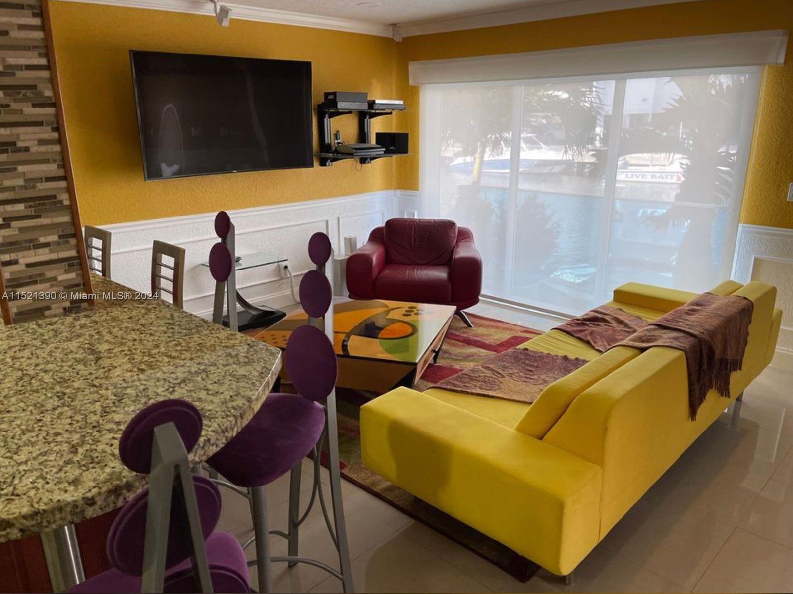 unit 3 living room and water/ dock views