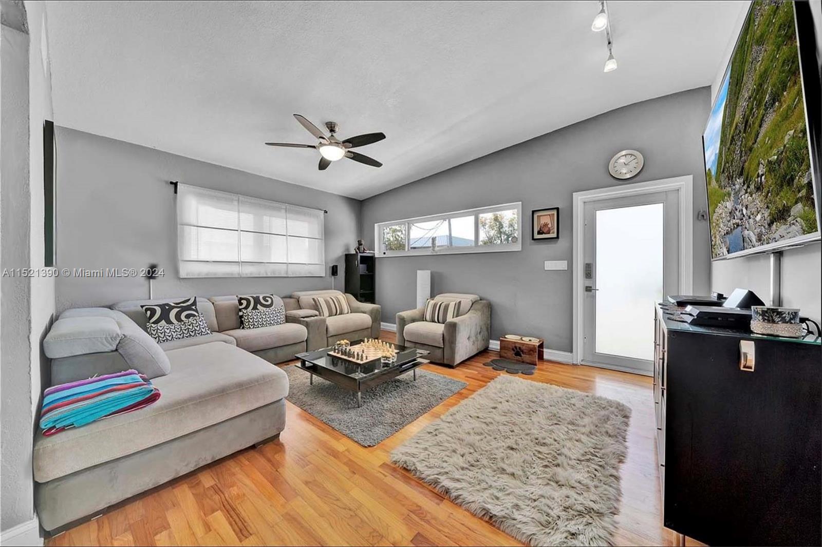 unit 2 living room staged