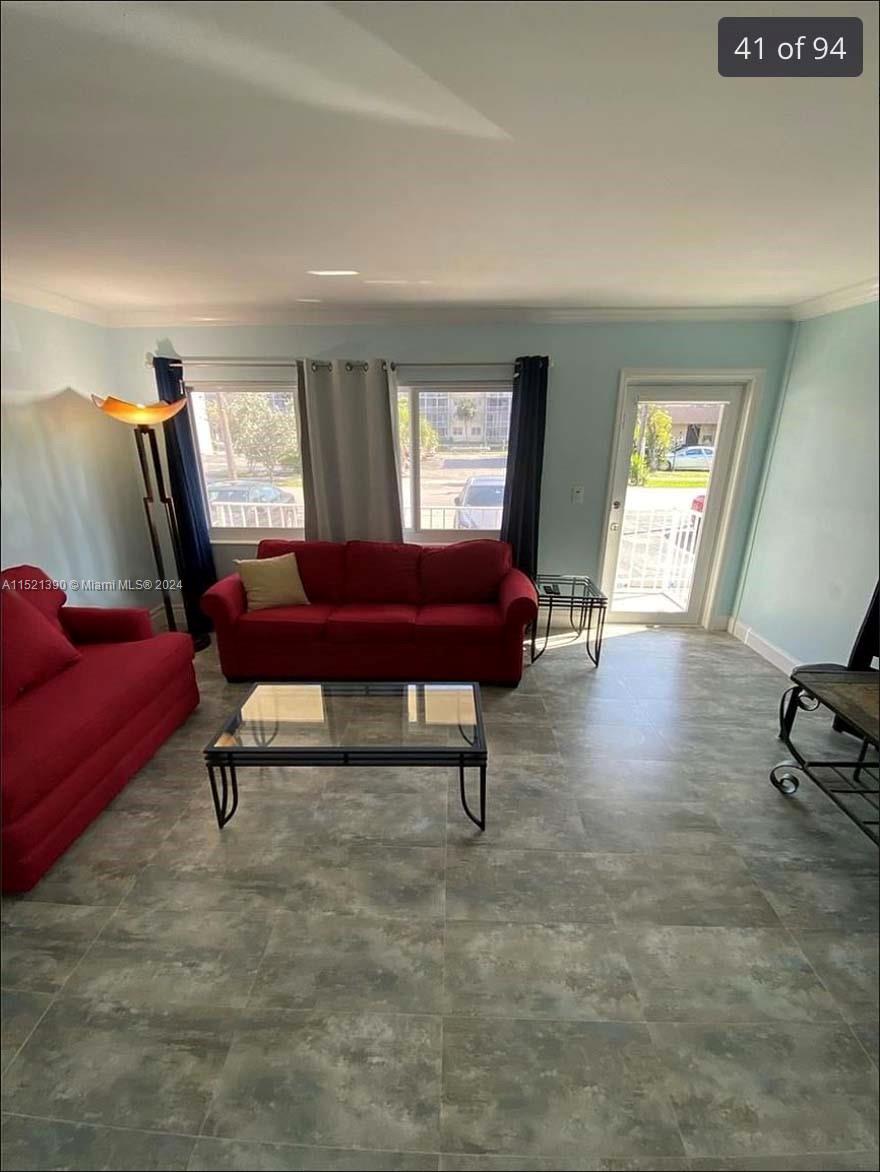 unit 1 living room staged