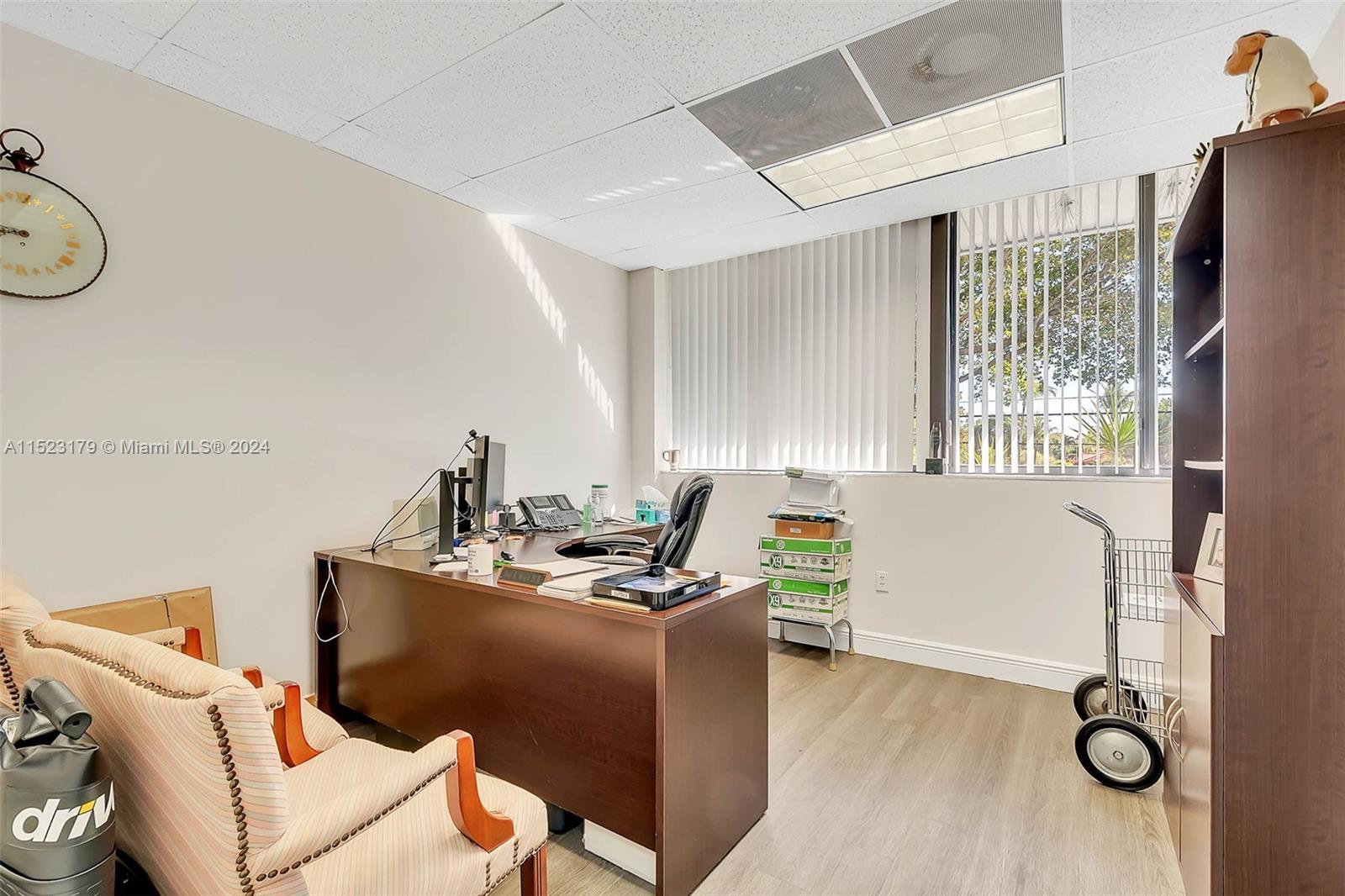 2nd office large windows