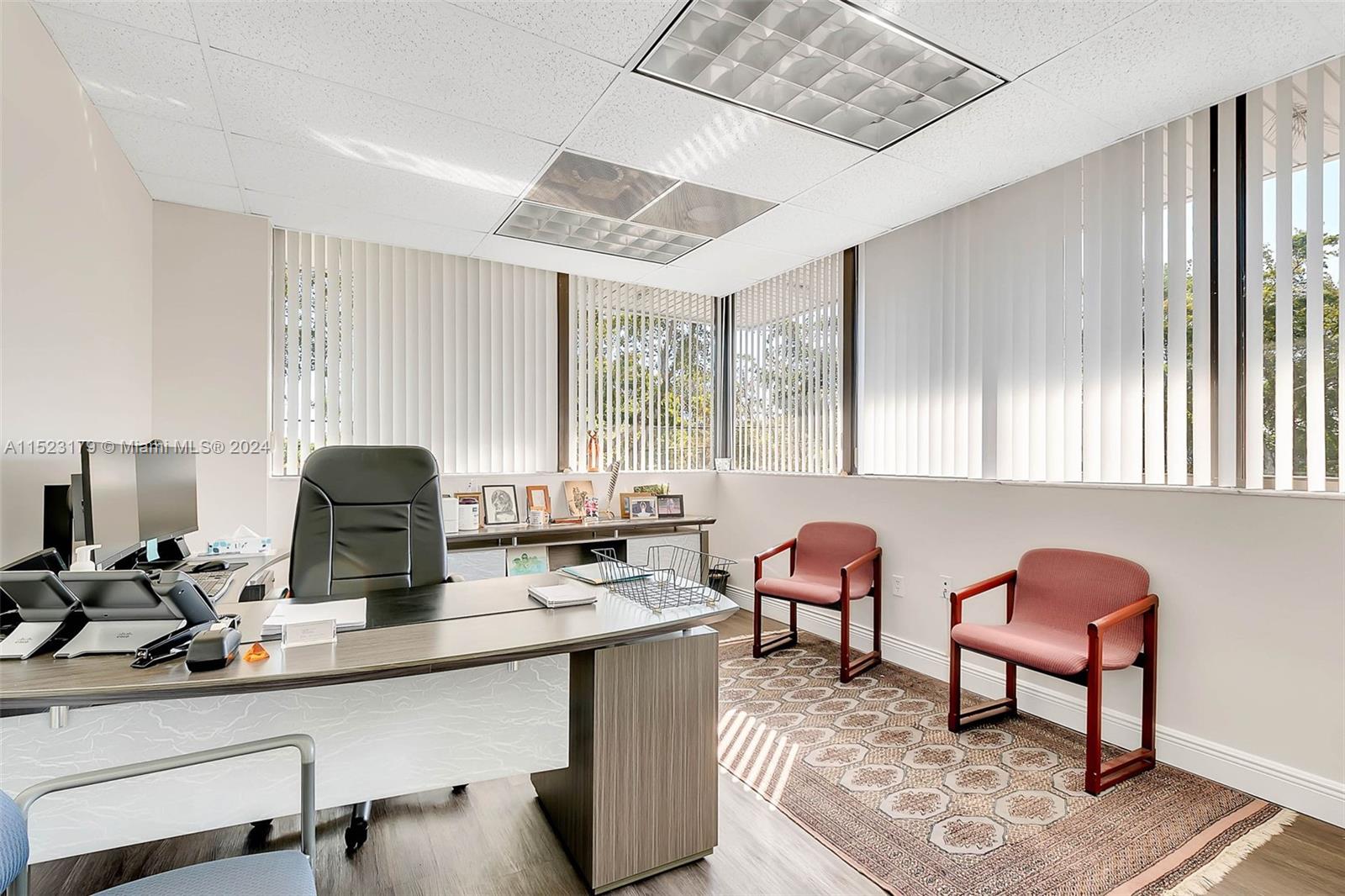 corner office wrap around windows