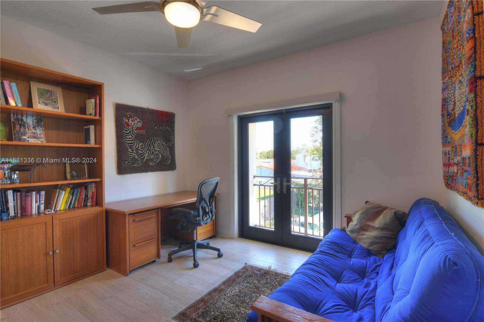 2nd bedroom has a balcony.