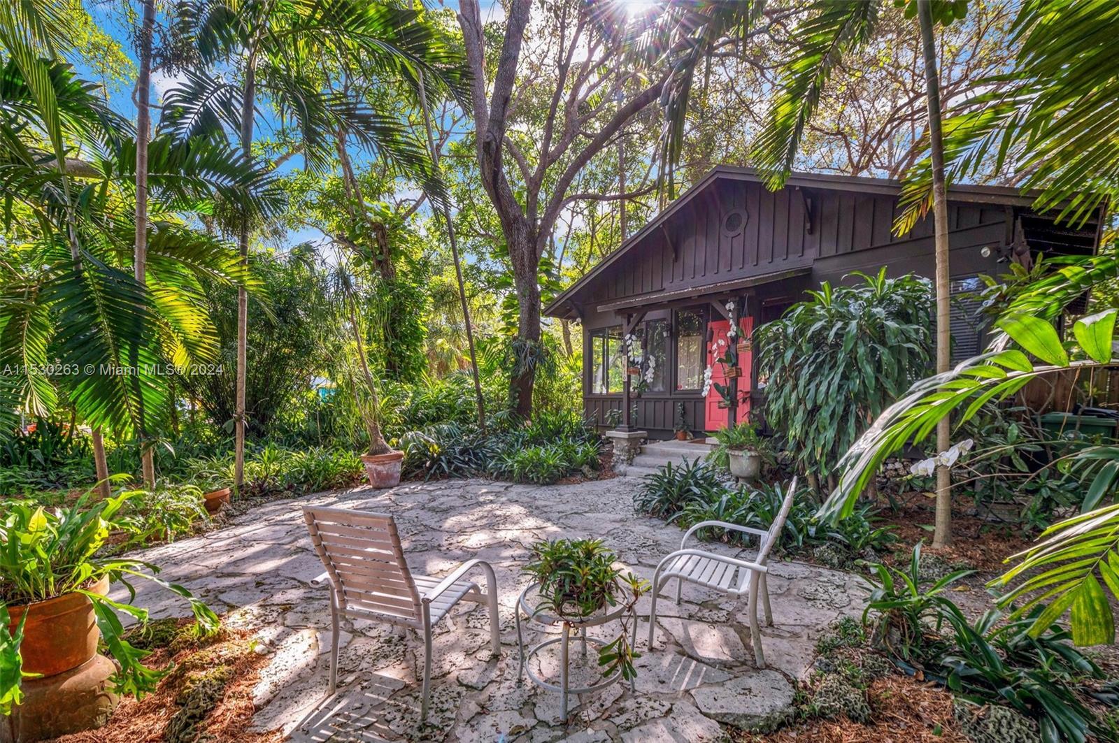 Seating areas are around the house