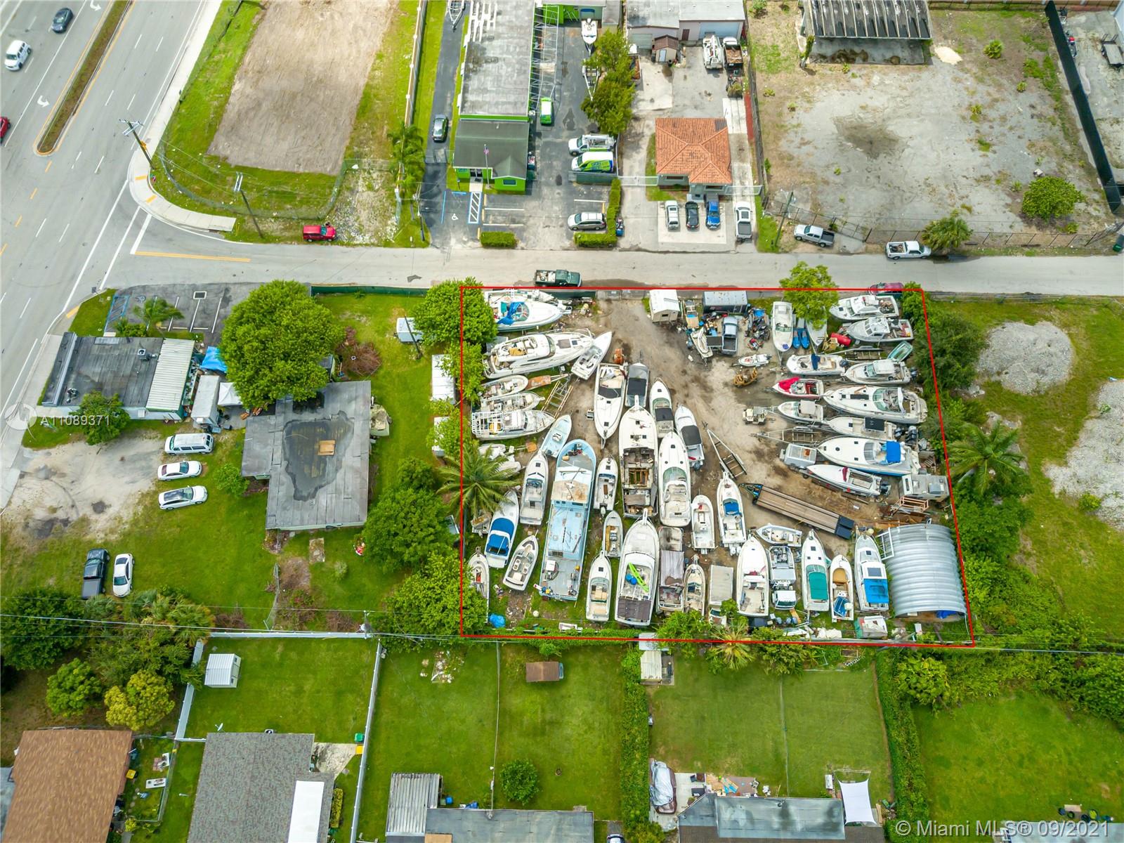 OVERHEAD/WEST FACING VIEW