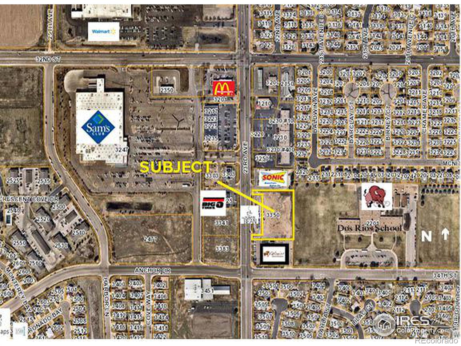 3350 23rd Avenue, Evans, CO 80620, ,Land,For Sale,23rd,RECIR1002971