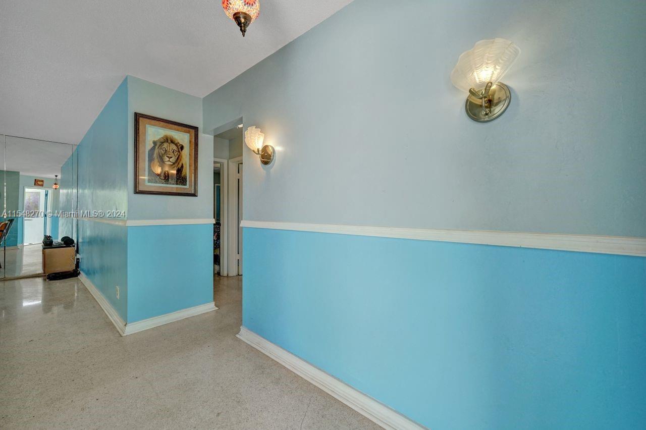 Hallway entering house