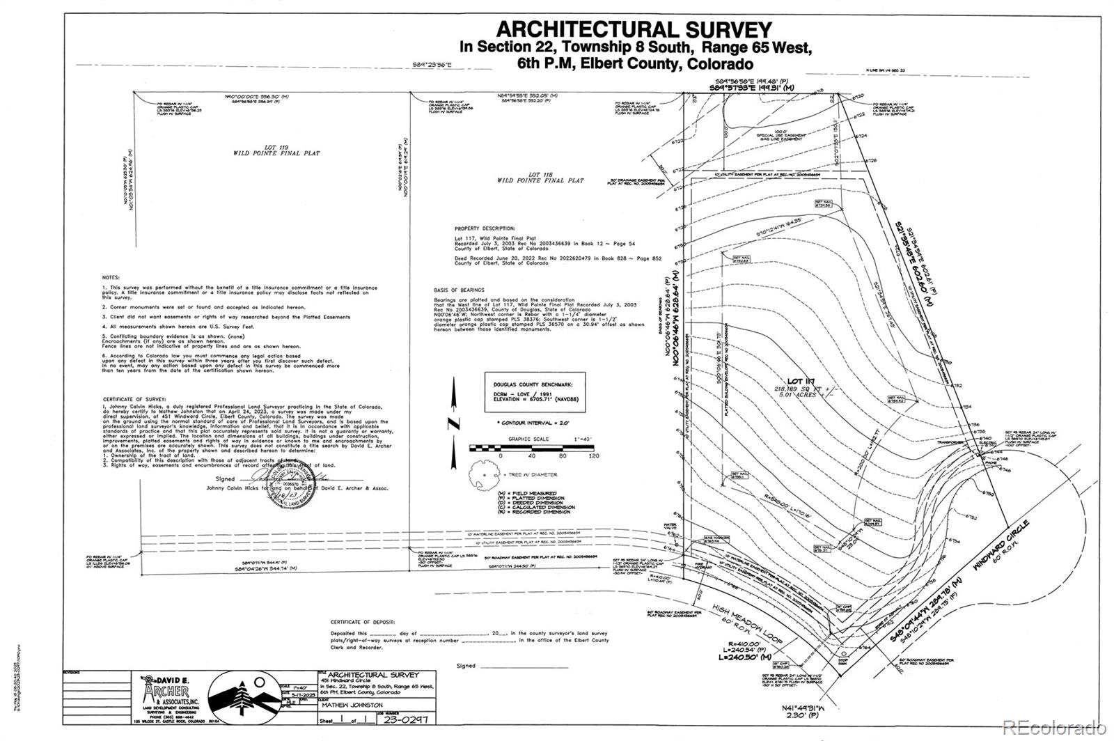 451 Windward Circle, Elizabeth, CO 80107, ,Land,For Sale,Windward,REC4516551