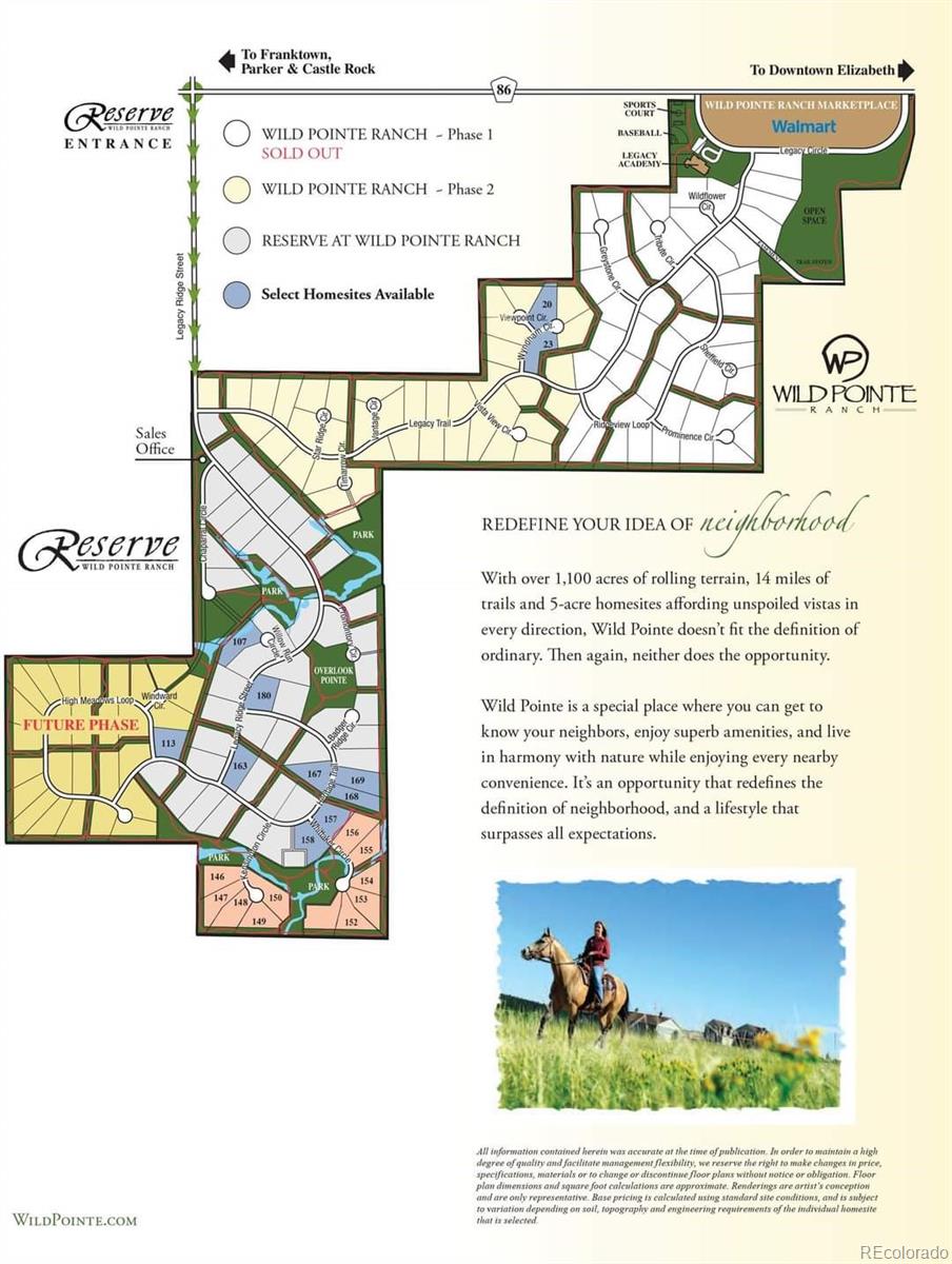 451 Windward Circle, Elizabeth, CO 80107, ,Land,For Sale,Windward,REC4516551