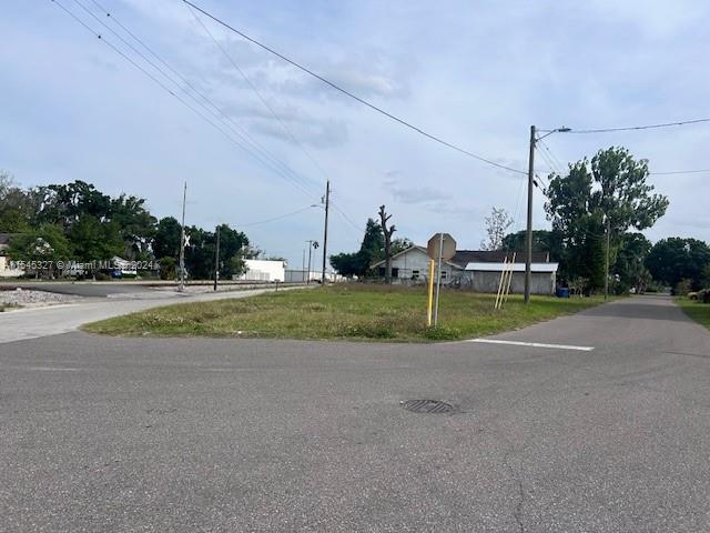 Streets surrounding the land.