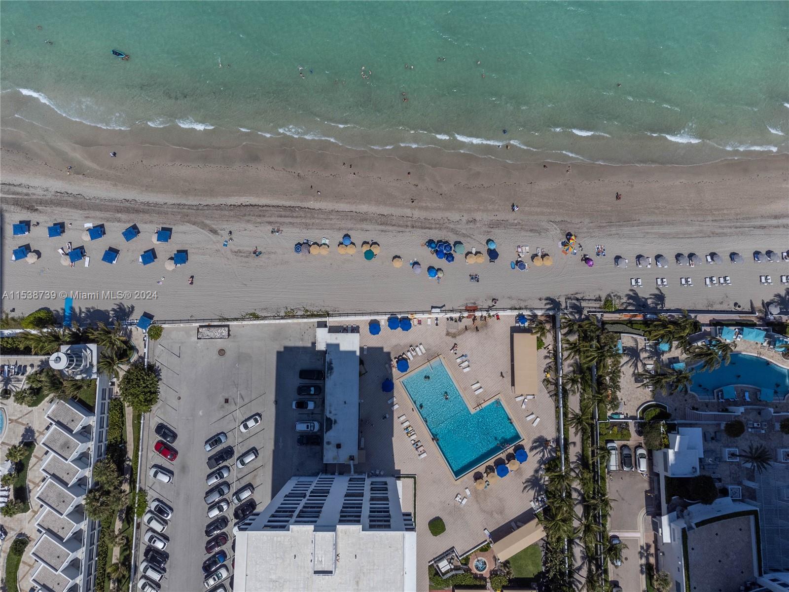 Pool Arial View
