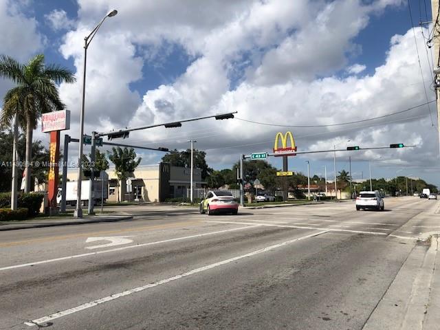 Front - Four Lane Street View