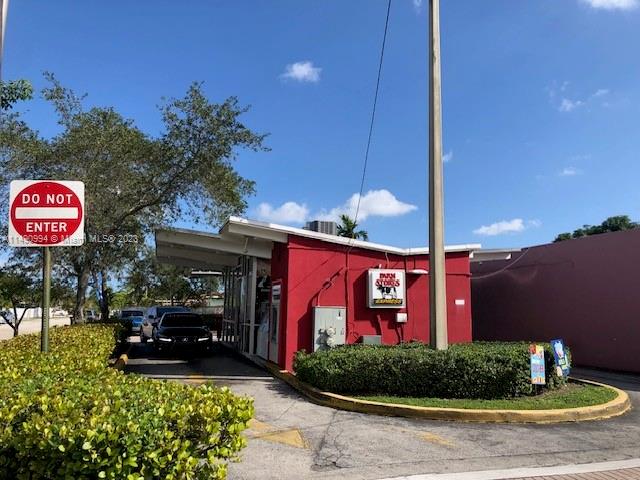 Curb & Drive-thru (front and left side view)