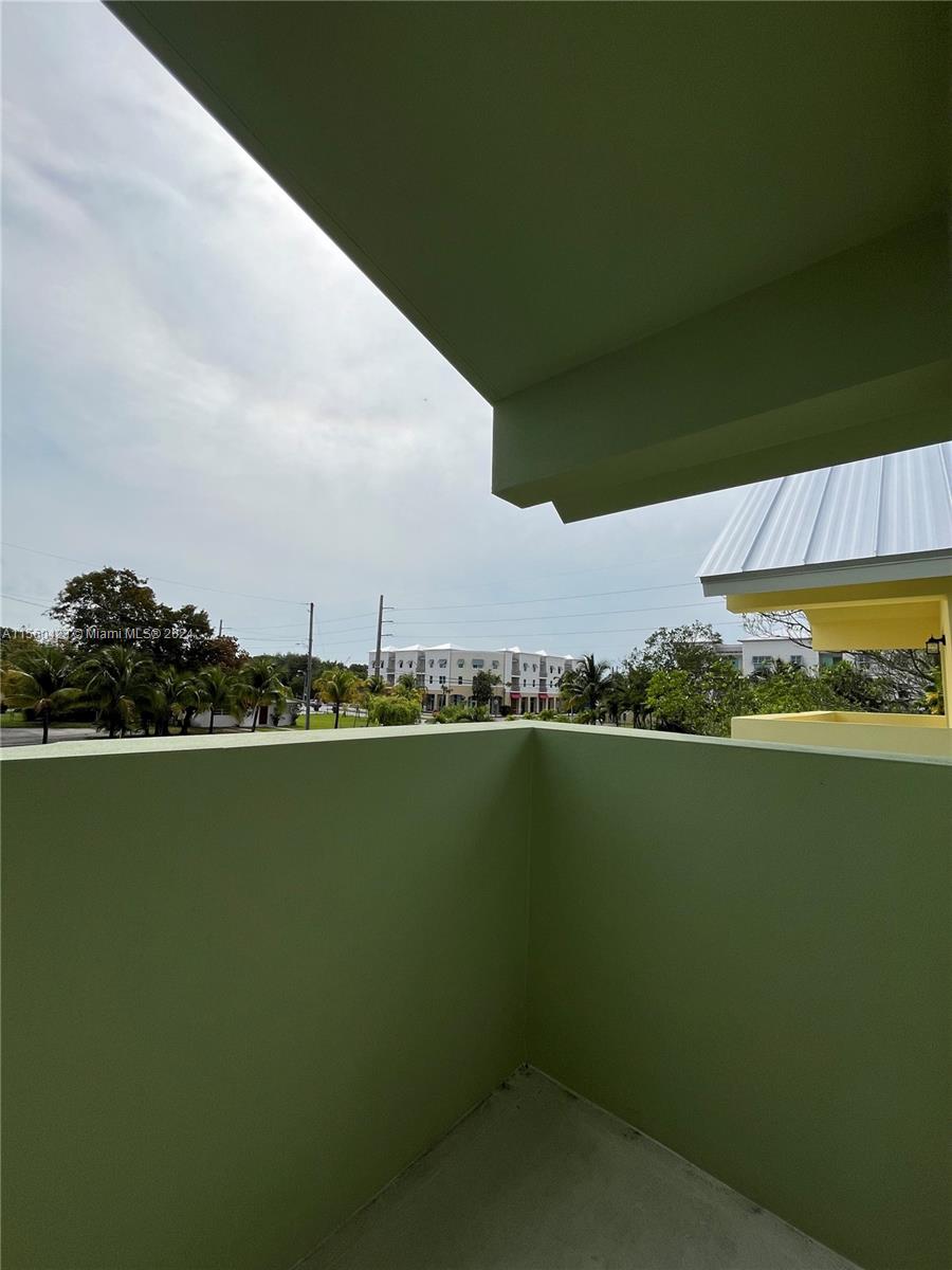 Master bedroom balcony