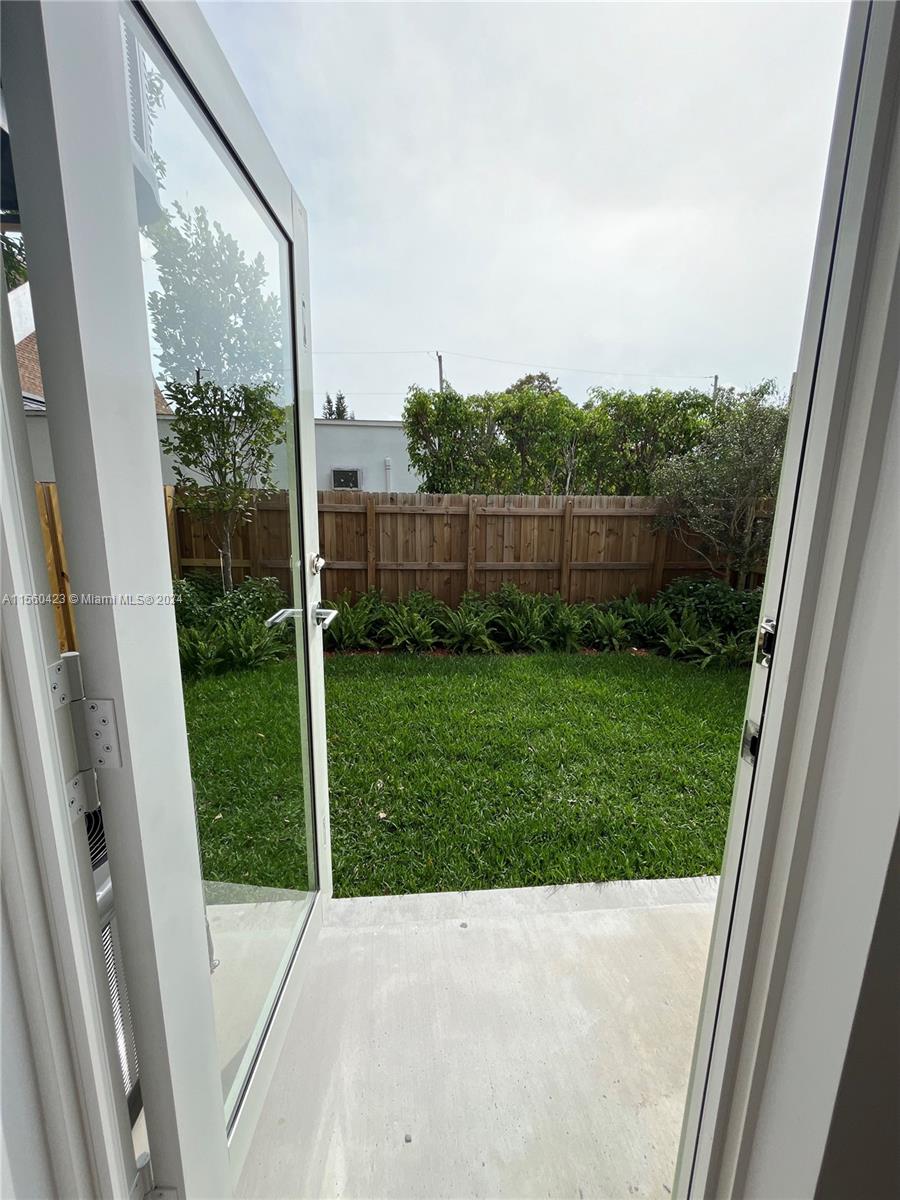 Backyard/patio access