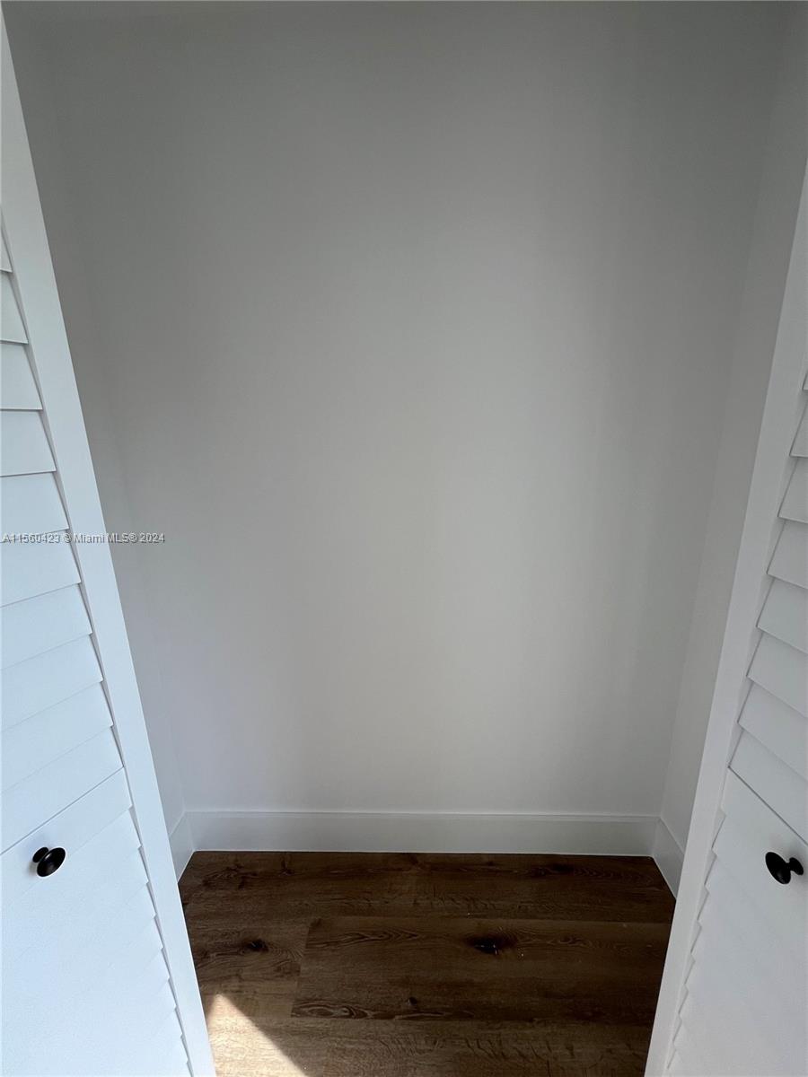 First floor bedroom closet x2