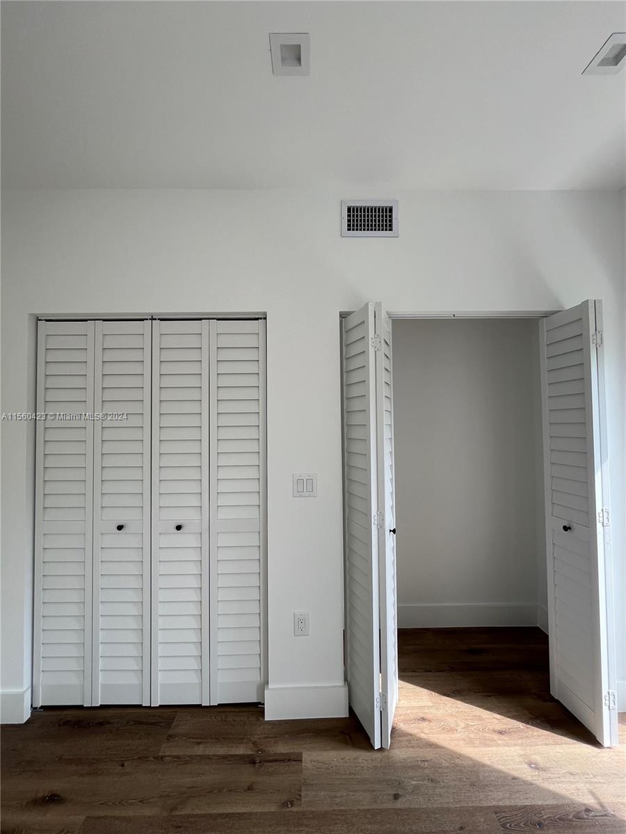 First floor bedroom closets (2)