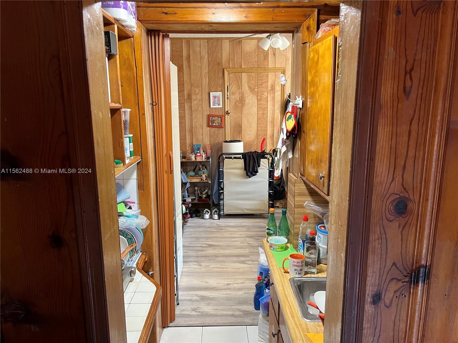 1/1 unit on west side of property kitchenette and bedroom in the rear